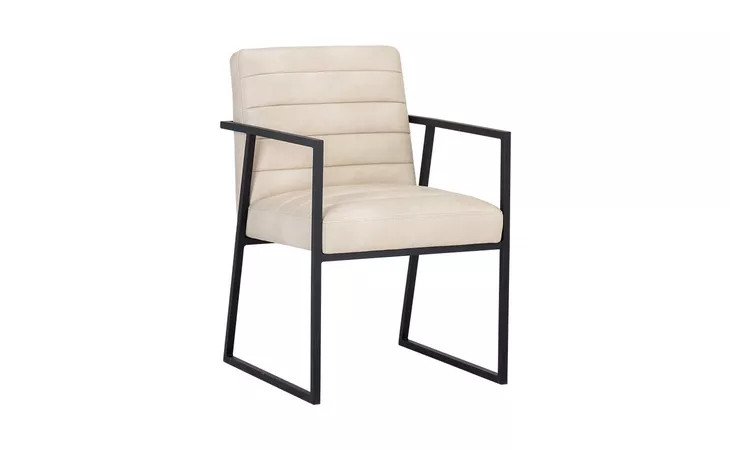 105156 SPYROS SPYROS DINING ARMCHAIR - BRAVO CREAM