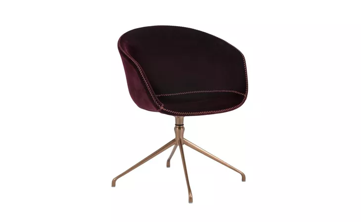 SUNSHINE SUNSHINE SWIVEL DINING ARMCHAIR - GIOTTO CABERNET SUNPAN  103117