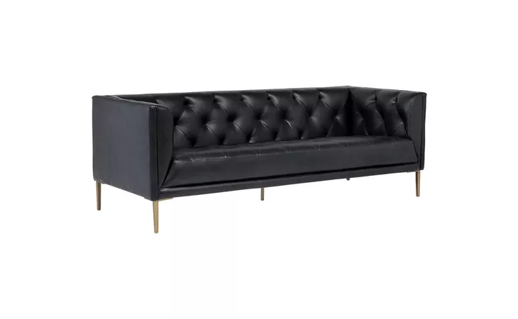 WESTIN WESTIN SOFA - VINTAGE BLACK NIGHT LEATHER SUNPAN FURNITURE  104345