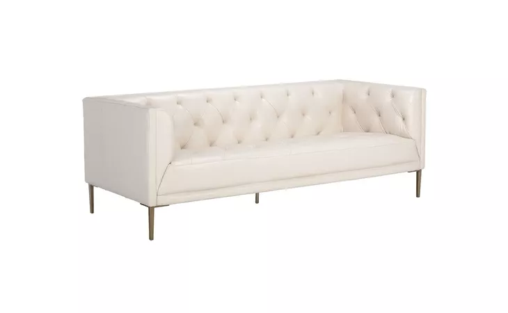 WESTIN WESTIN SOFA - VINTAGE VANILLA LEATHER SUNPAN FURNITURE  104344