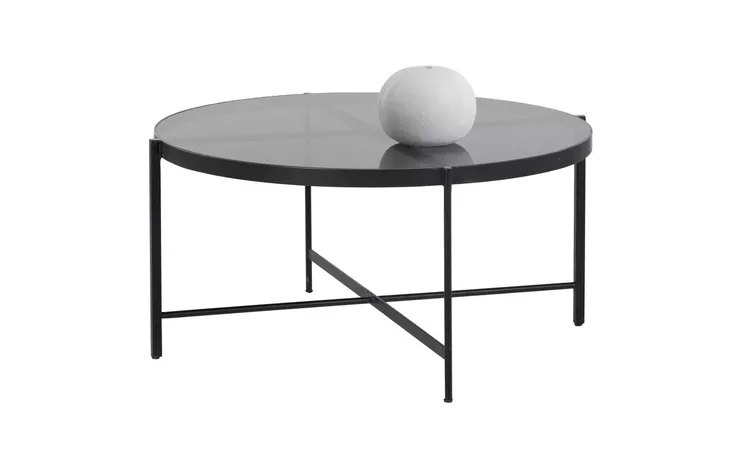 104131 WILLEM WILLEM COFFEE TABLE - LARGE - SMOKED GLASS