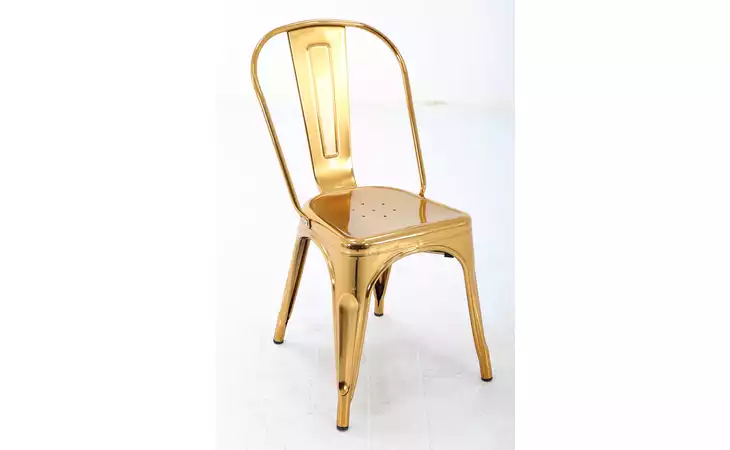 CH-31230-18-G STAINLESS STEEL CHAIR,4PCS CTN GOLD EXACT  CH-31230-18-G