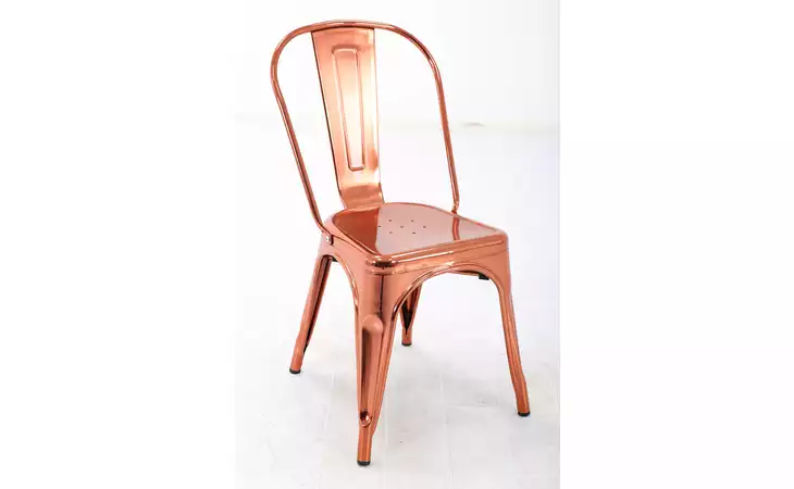 CH-31230-18-RG STAINLESS STEEL CHAIR,4PCS CTN ROSE GOLD EXACT  CH-31230-18-RG