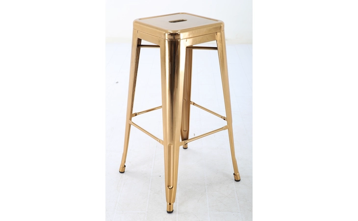 CH-31320-30-G STAINLESS STEEL PUB STOOL,4PCS CTN GOLD EXACT  CH-31320-30-G