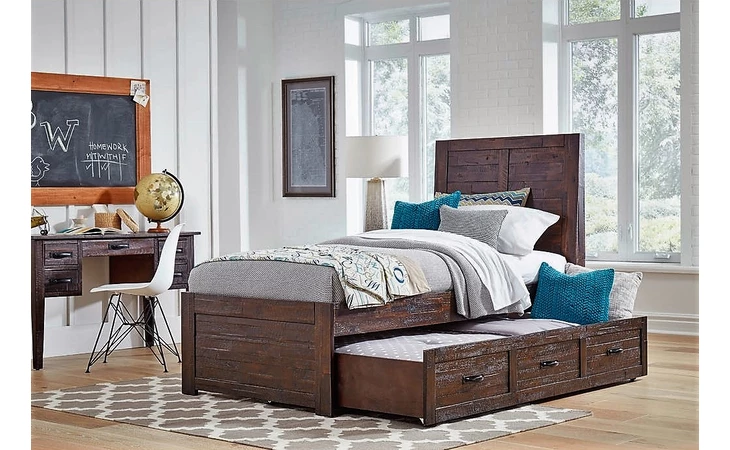 1605-62636465KT  JACKSON LODGE TWIN BED WITH TRUNDLE