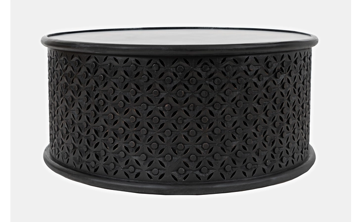 GLOBAL ARCHIVE COLLECTION DECKER COFFEE TABLE- ANTIQUE BLACK GLOBAL ARCHIVE COLLECTION JOFRAN  1730-1736AB
