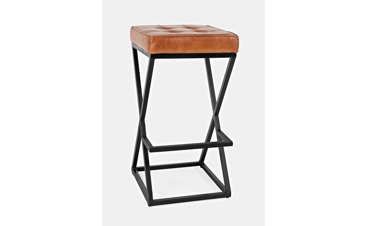 GLOBAL ARCHIVE COLLECTION BROOKS STOOL - SADDLE GLOBAL ARCHIVE COLLECTION JOFRAN  1730-192S
