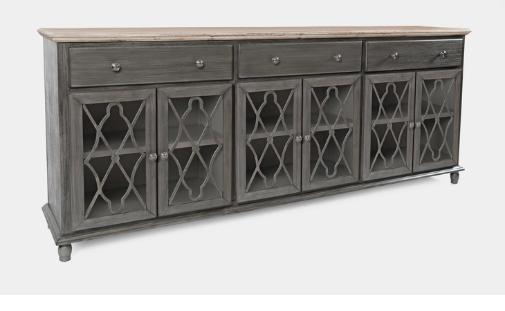 1999-86 AURORA HILLS COLLECTION SIX DOOR ACCENT CABINET AURORA HILLS COLLECTION