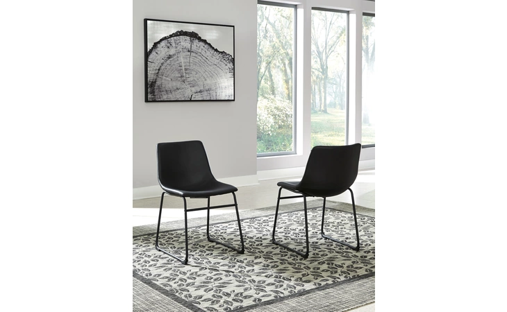 Centiar DINING UPH SIDE CHAIR (2/CN) ASHLEY Two-tone Brown D372-06