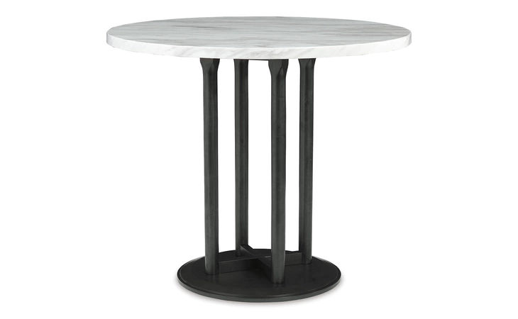Centiar ROUND DRM COUNTER TABLE ASHLEY Two-tone Brown D372-23