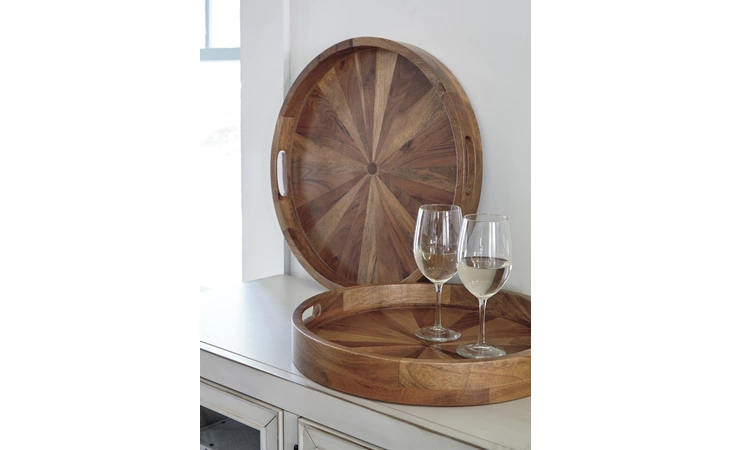 LUCIO - Natural TRAY SET (2/CN)/LUCIO/NATURAL ASHLEY  A2000401