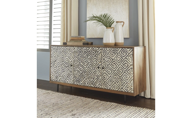 Kerrings ACCENT CABINET ASHLEY Brown/Black/White A4000258