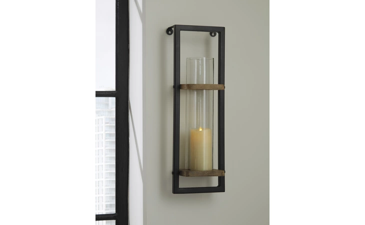 Colburn WALL SCONCE ASHLEY Natural/Black A8010171