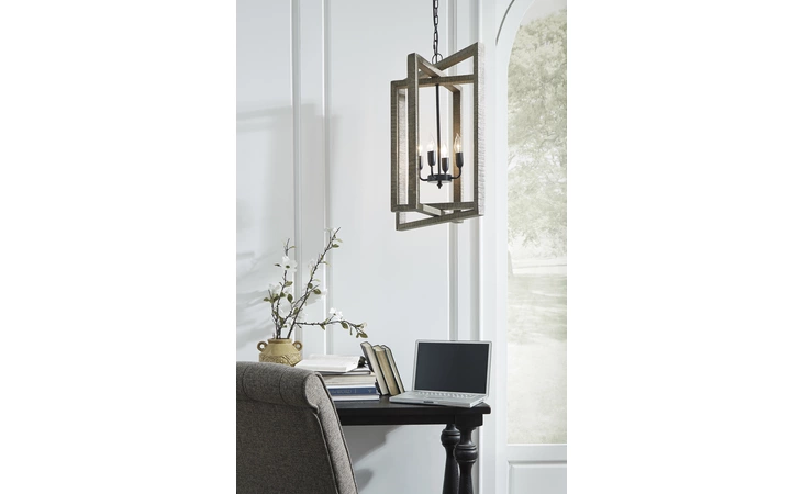 Anakin WOOD PENDANT LIGHT (1/CN) ASHLEY Wood Pendant Light (1/CN) L000968