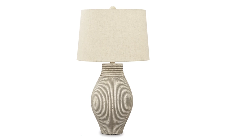 Layal PAPER TABLE LAMP (1/CN) ASHLEY Beige L235634