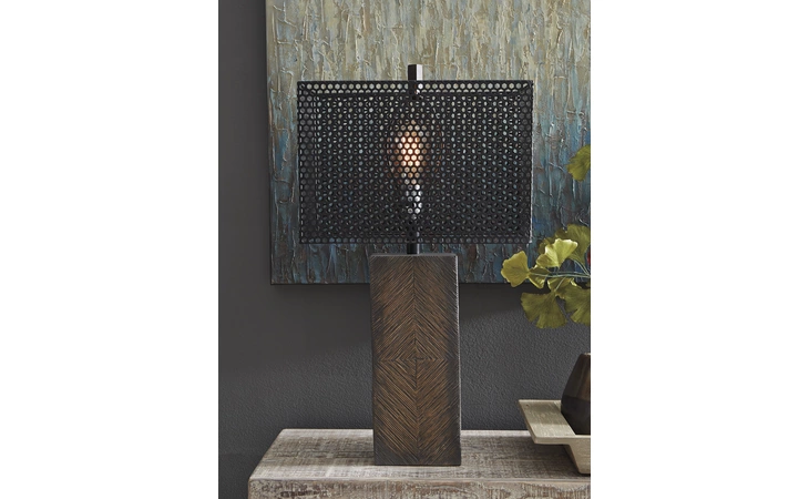 Briek PAPER TABLE LAMP (1/CN) ASHLEY Paper Table Lamp (1/CN) L235654