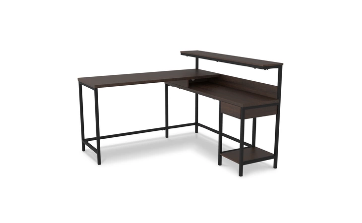 Camiburg L-DESK WITH STORAGE ASHLEY Warm Brown H283-24