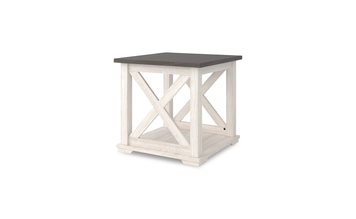 Dorrinson SQUARE END TABLE ASHLEY Two-tone T287-2