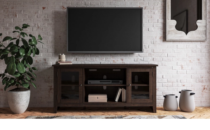 Camiburg LG TV STAND W/FIREPLACE OPTION ASHLEY Warm Brown W283-68