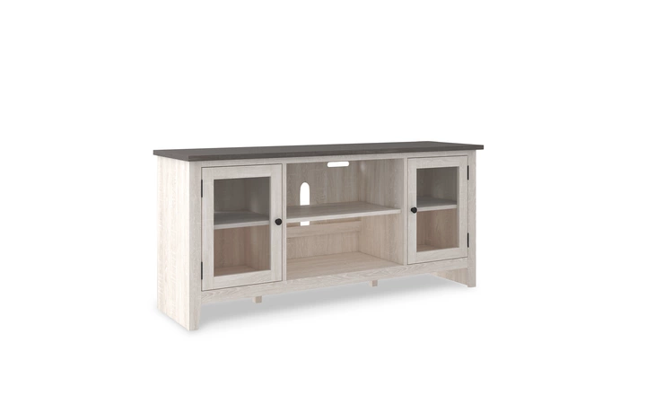 Dorrinson LG TV STAND W/FIREPLACE OPTION ASHLEY Two-tone W287-68