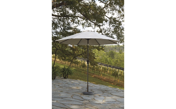P000-987 Umbrella Accessories - Brown MEDIUM AUTO TILT UMBRELLA