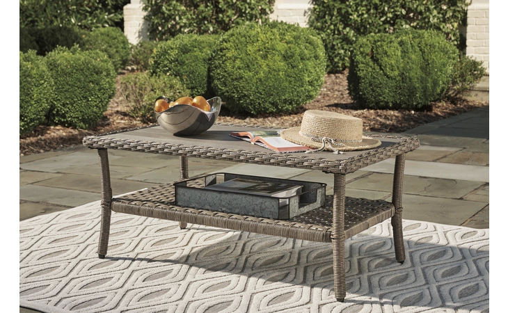 Clear Ridge RECTANGULAR COFFEE TABLE ASHLEY Light Brown P361-701