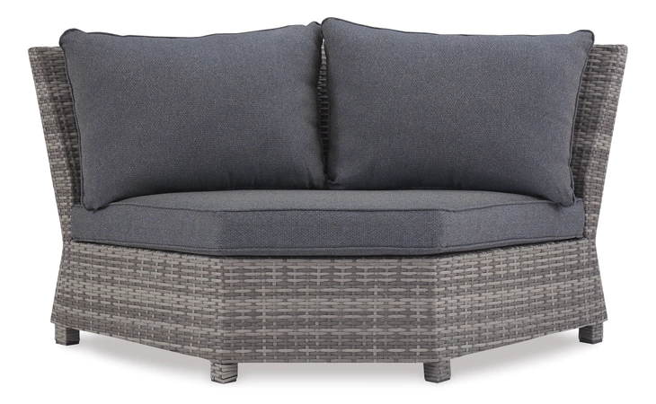 Salem Beach CORNER WITH CUSHION (1/CN) ASHLEY Gray P440-877