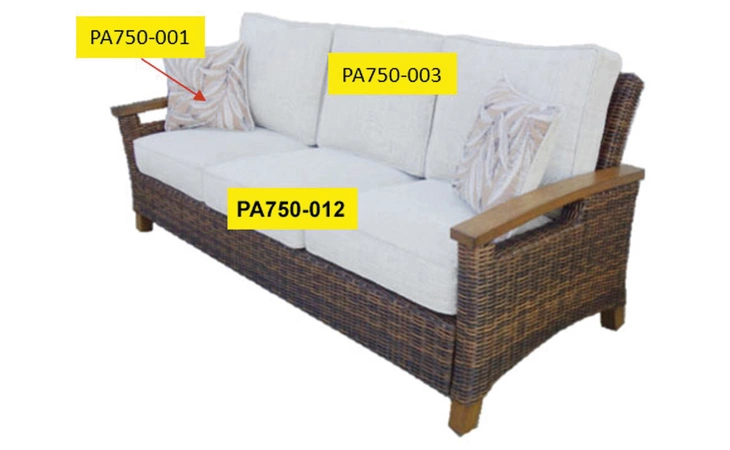 Paradise Trail PILLOW ASHLEY Beige PA750-001