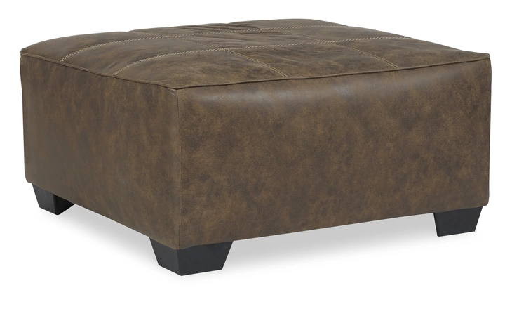 Abalone OVERSIZED ACCENT OTTOMAN ASHLEY Chocolate 9130208