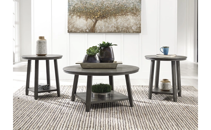 Caitbrook OCCASIONAL TABLE SET (3/CN) ASHLEY Gray T188-13