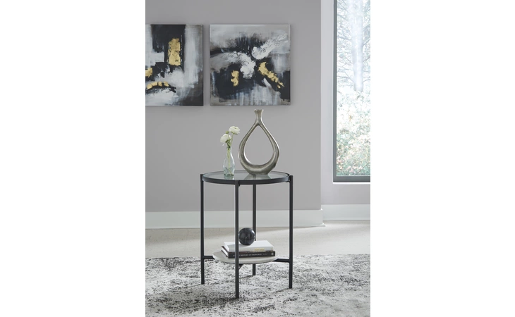 Zalany ROUND END TABLE ASHLEY Round End Table T245-6