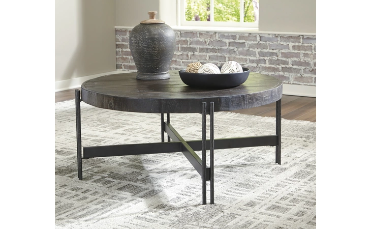 Jillenhurst ROUND COFFEE TABLE ASHLEY Round Cocktail Table T823-8