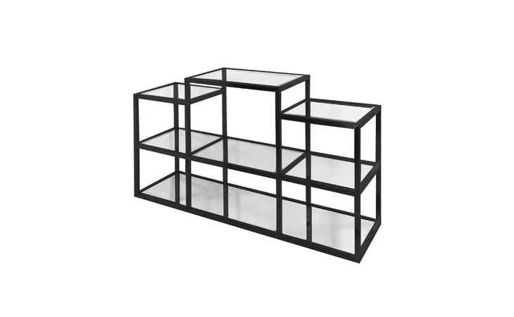 101899 MULTI-LEVEL BLACK CONSOLE TABLE GSS-CST-8166BK XCELLA  101899