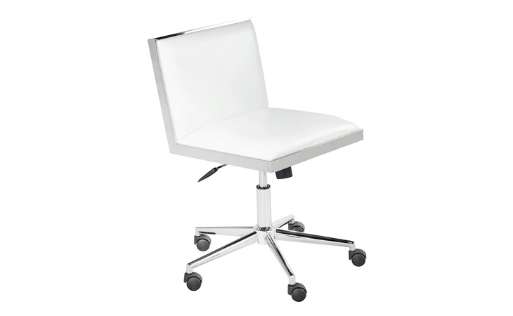 EMARIO OFFICE CHAIR - WHITE WHITE LEATHERETTE GY-OC-7976 XCELLA 100686  100686
