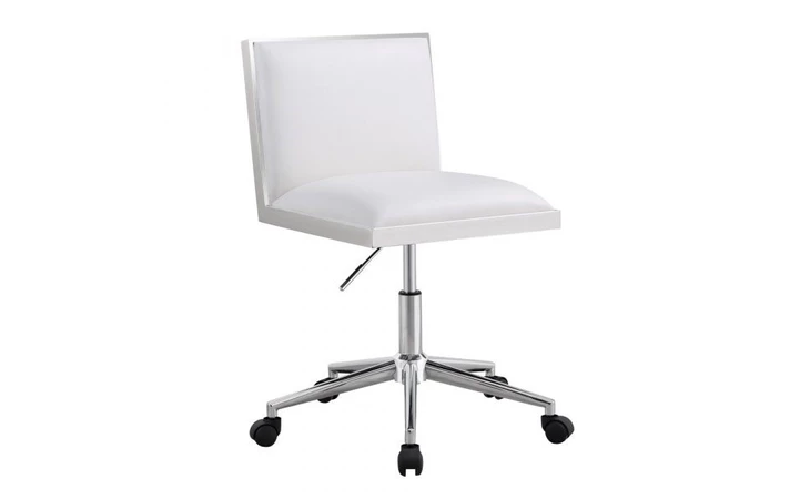 101122 WELLINGTON OFFICE CHAIR WHITE WHITE LEATHERETTE GY-OC-7976WC XCELLA  101122