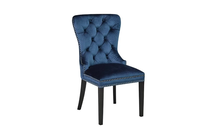 100408  EUPHORIA CHAIR - BLUE BLUE VELVET GY-1029