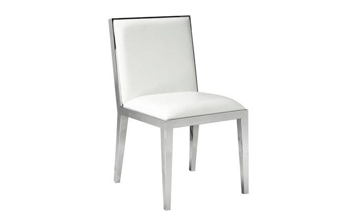 100779  EMARIO HIGH BACK CHAIR WHITE LEATHERETTE GY-DC-7778HB
