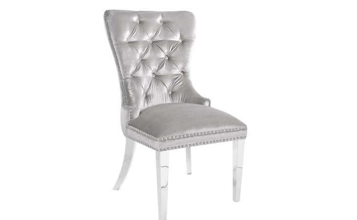 101551 EUPHORIA CHAIR - STEEL LEGS E-GREY V GY-1029SS XCELLA  101551