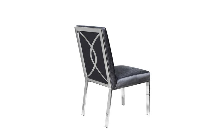 101453 EMILIANO DINING CHAIR E-CHARCOAL GY-DC-8121 XCELLA  101453