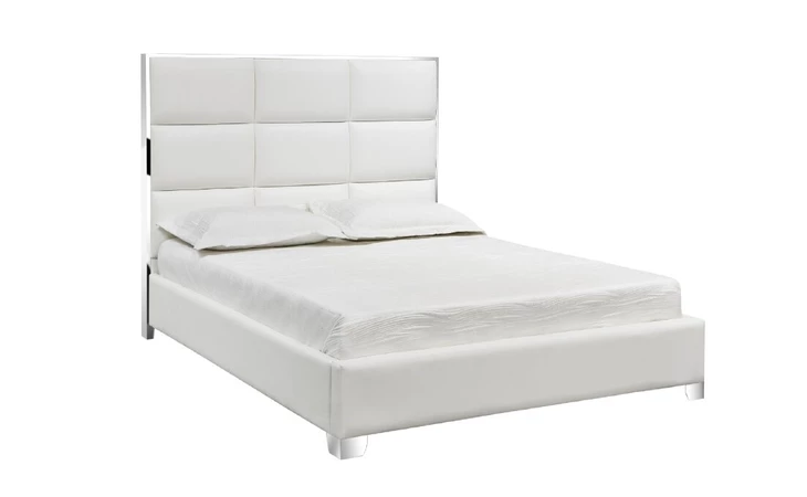 101049  BLAIR QUEEN BED WHITE ASPEN GY-BED-8016 Q