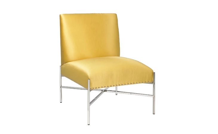BARRYMORE CHAIR YELLOW SATIN GY-AC-7932 XCELLA 100903  100903
