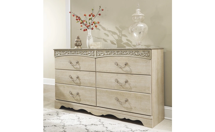 Catalina DRESSER/CATALINA/ANTIQUE WHITE ASHLEY Antique White B196-31