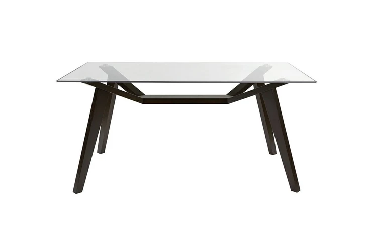 101473 RAVEN DINING TABLE TG-6470 DARK WALNUT XCELLA  101473