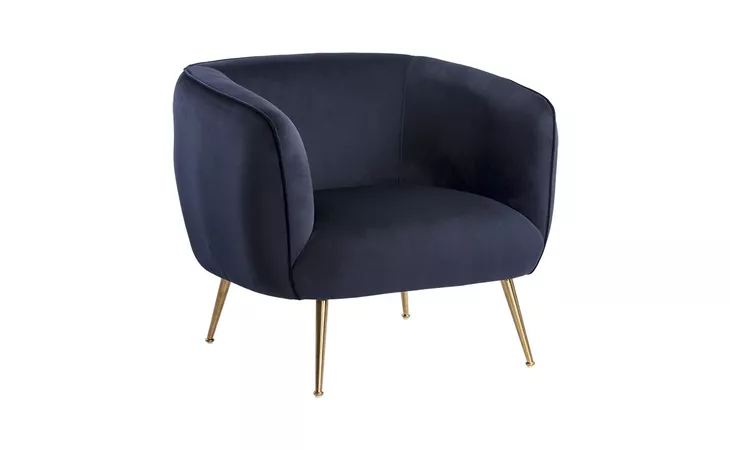 105522 AMARA LOUNGE CHAIR - ABBINGTON NAVY SUNPAN FURNITURE  105522