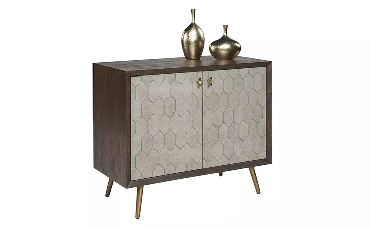 105445 ANISTON SIDEBOARD - SMALL - DARK MANGO - TAUPE SHAGREEN SUNPAN FURNITURE  105445