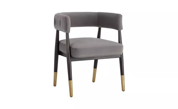 105737 CALLEM DINING ARMCHAIR - ANTONIO CHARCOAL SUNPAN  105737