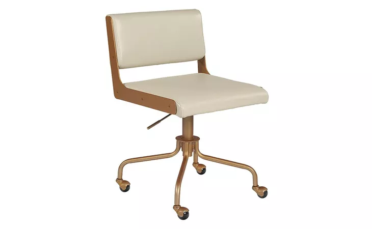 104727 DAVIS OFFICE CHAIR - CHAMPAGNE GOLD - CASTILLO CREAM SUNPAN  104727