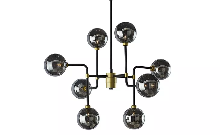 105716 DEIMOS CHANDELIER - SMALL - SMOKE GREY SUNPAN  105716