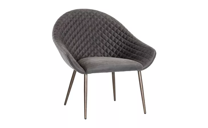 105368 FLETCHER LOUNGE CHAIR - VINTAGE DARK GREY SUNPAN  105368