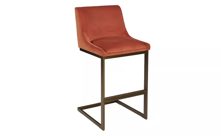 105379 HOLLY BARSTOOL - ABBINGTON BURNT ORANGE SUNPAN  105379